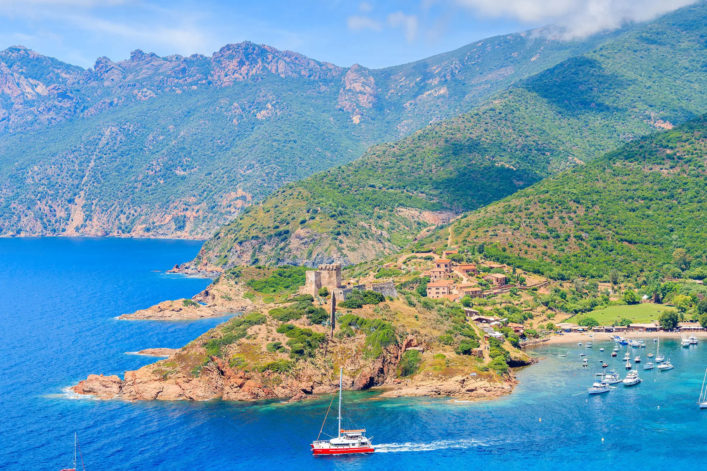 Depuis Porto : visite de Scandola et Girolata en bateau