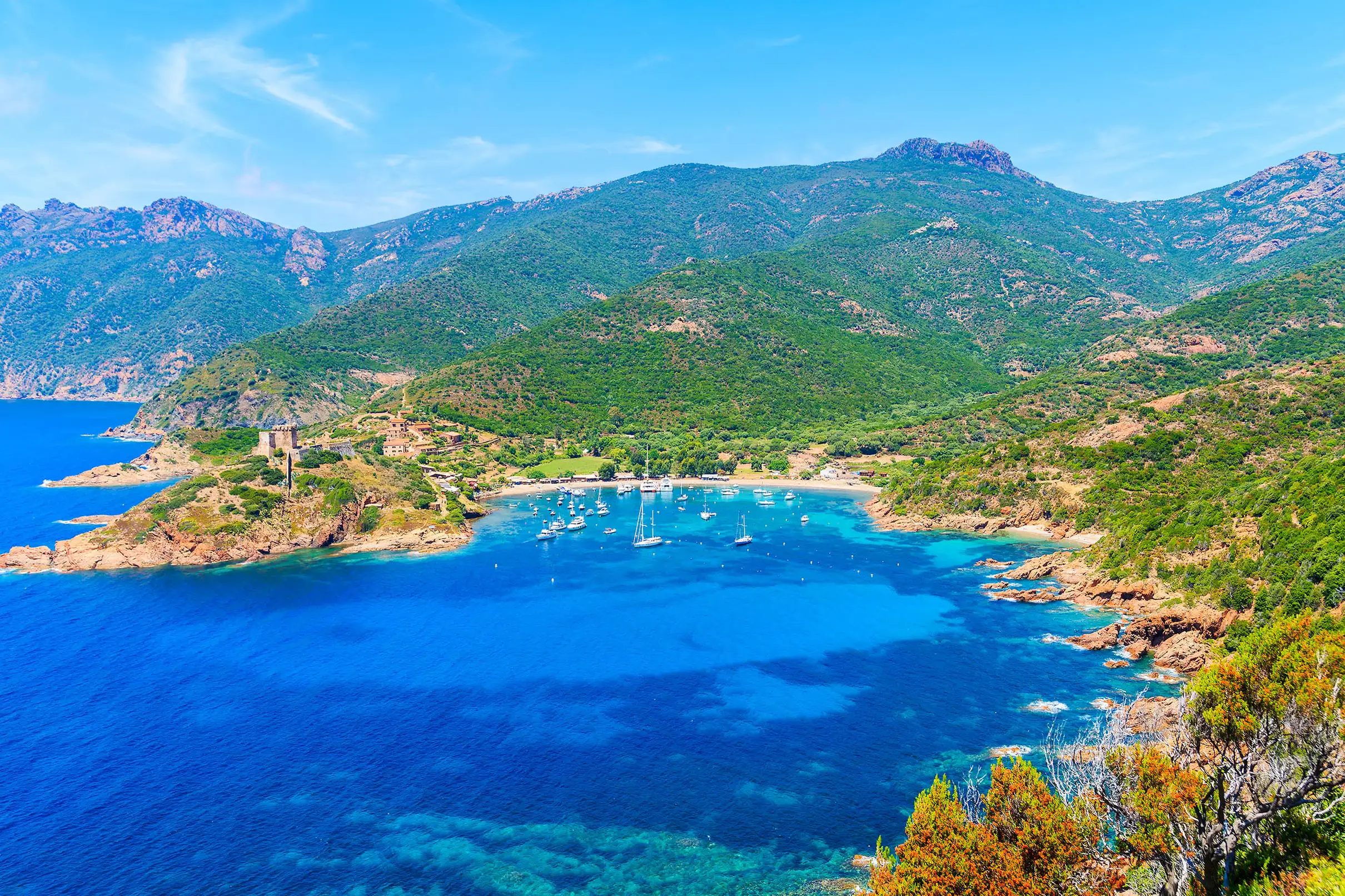 Depuis Porto : visite de Scandola et Girolata en bateau