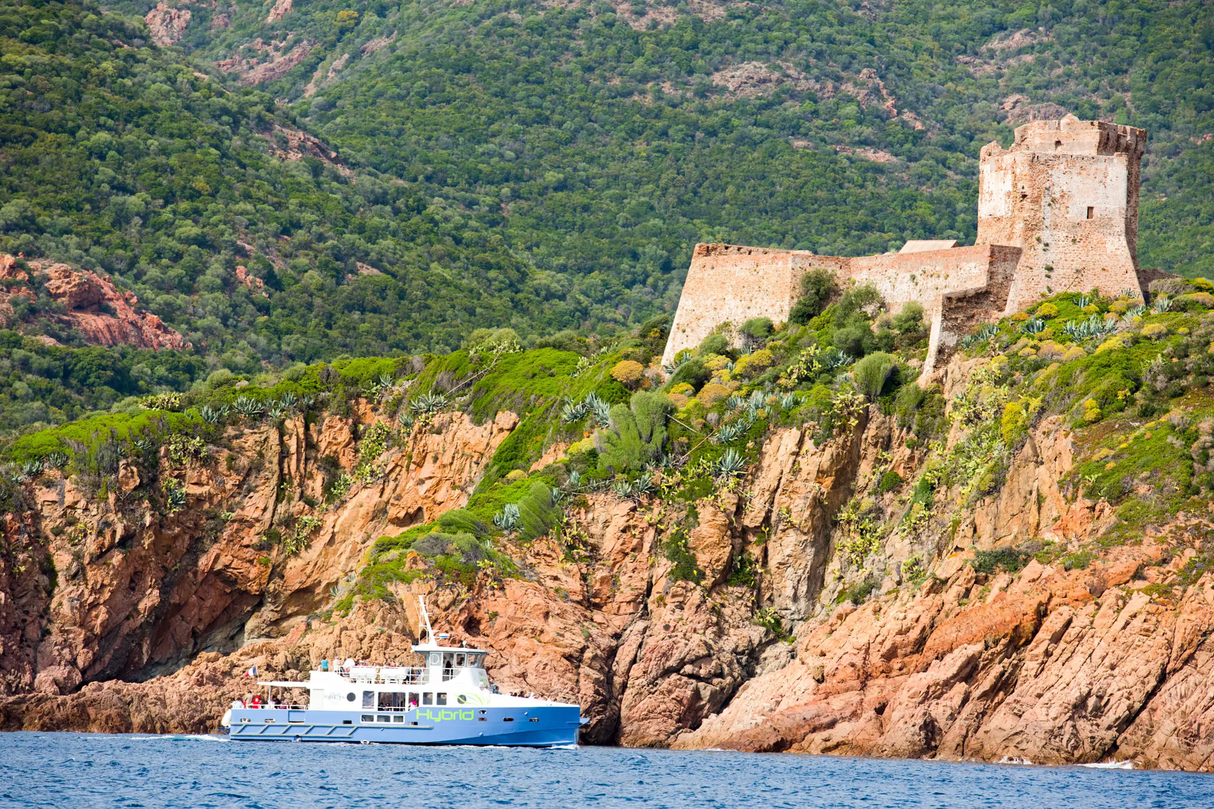 Depuis Porto : visite de Scandola et Girolata en bateau