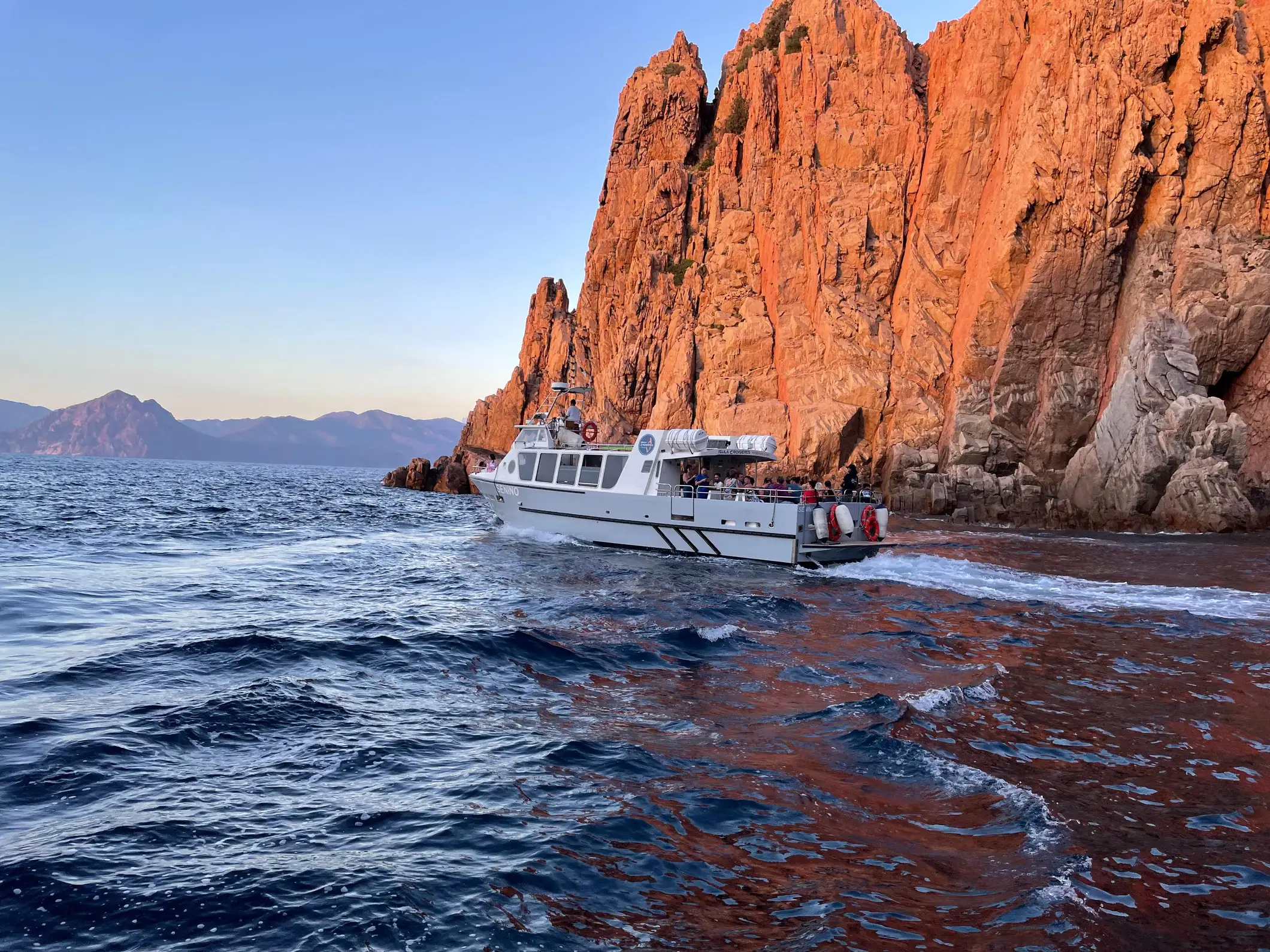 De Sagone et Cargèse : calanques de Piana, Capo Rosso, baignade
