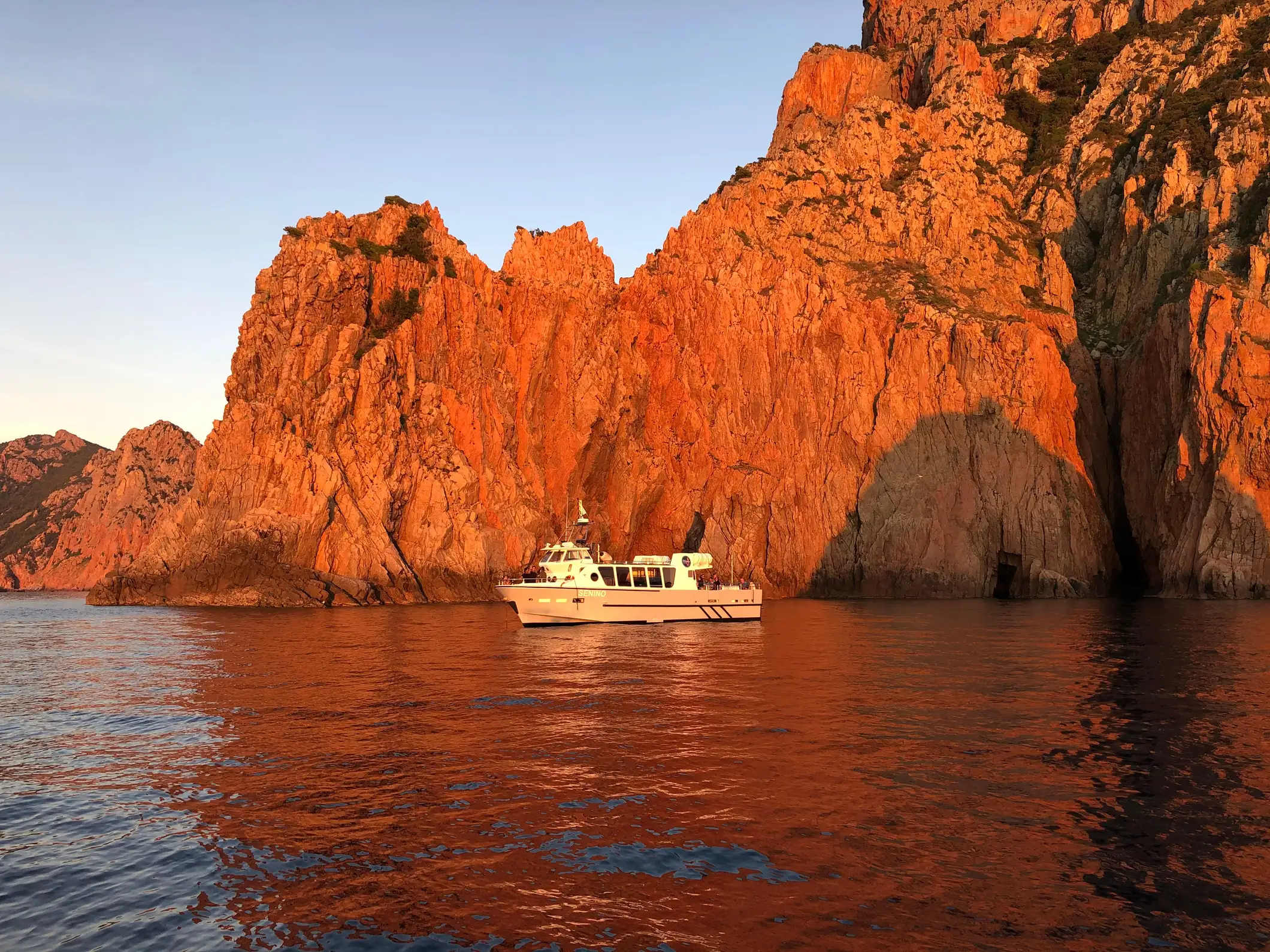 De Sagone et Cargèse : calanques de Piana, Capo Rosso, baignade