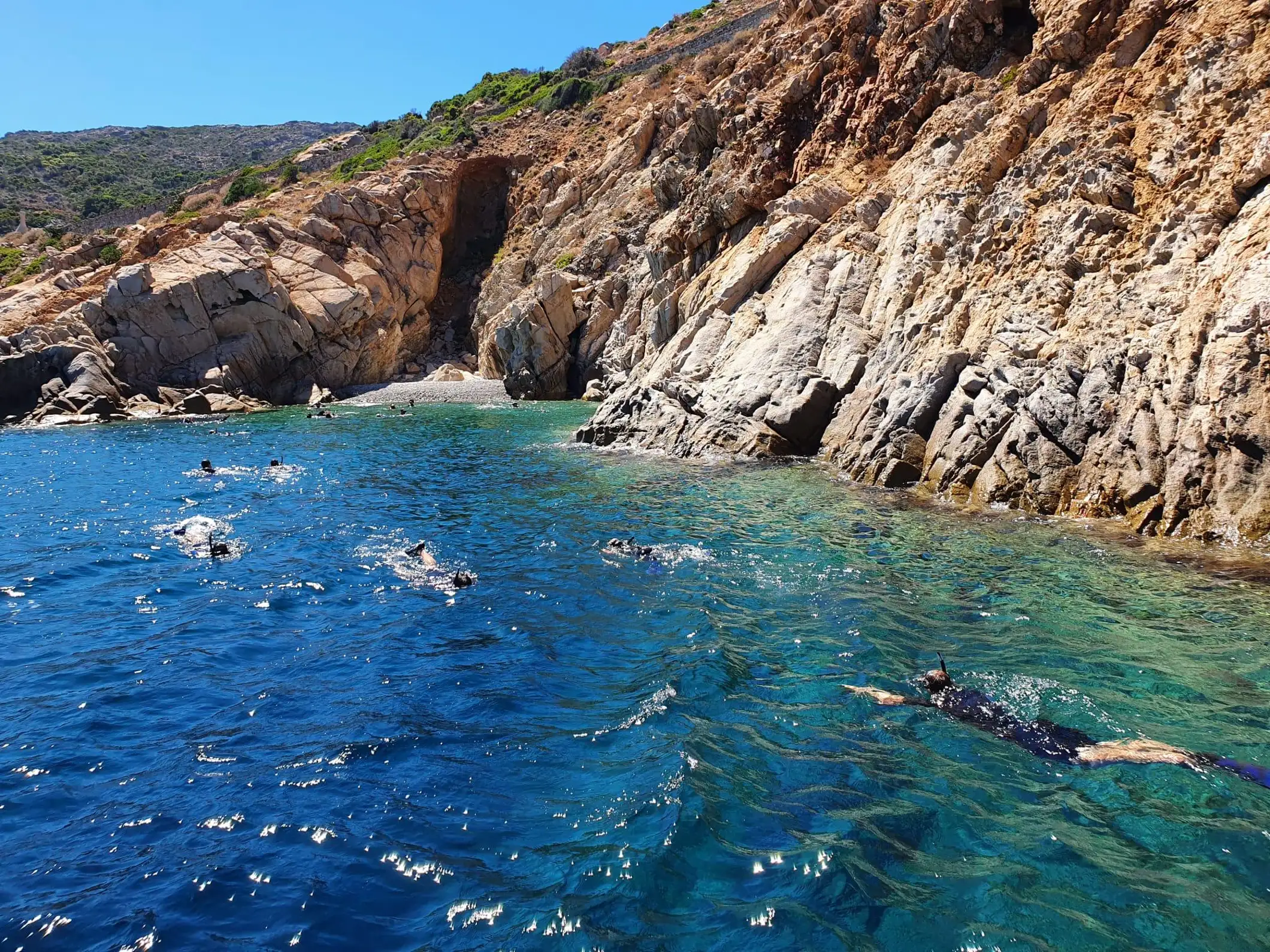 Calvi : snorkeling en bordure de la réserve marine de la Revellata