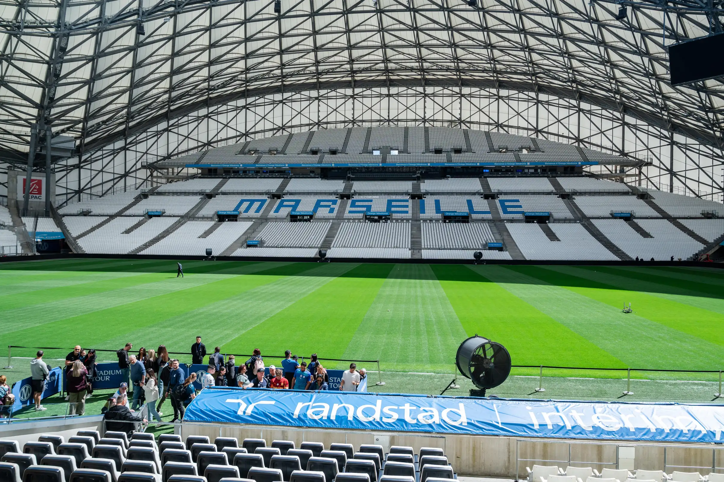 Marseille : visite du stade de l'OM au CEPAC Vélodrome