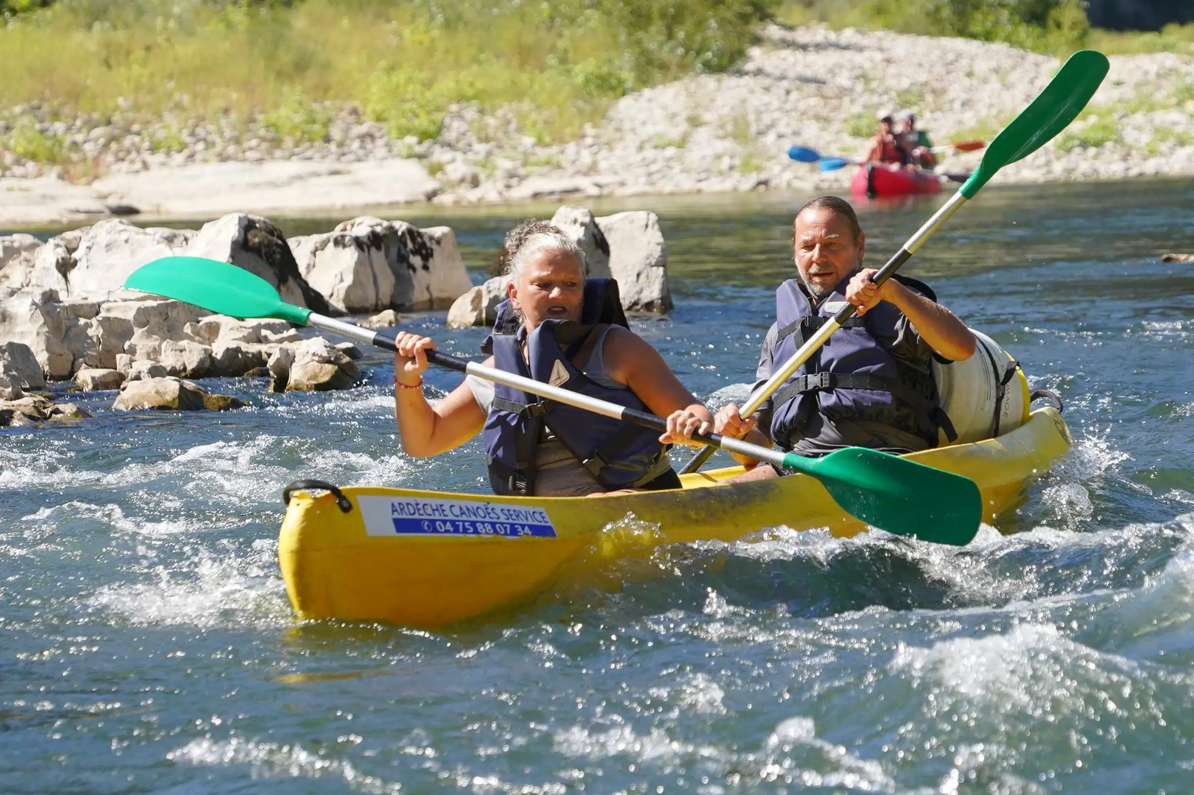 Vallon-Pont-d'Arc: Descente de l'Ardèche en canoë/kayak - Parcours 7 kms
