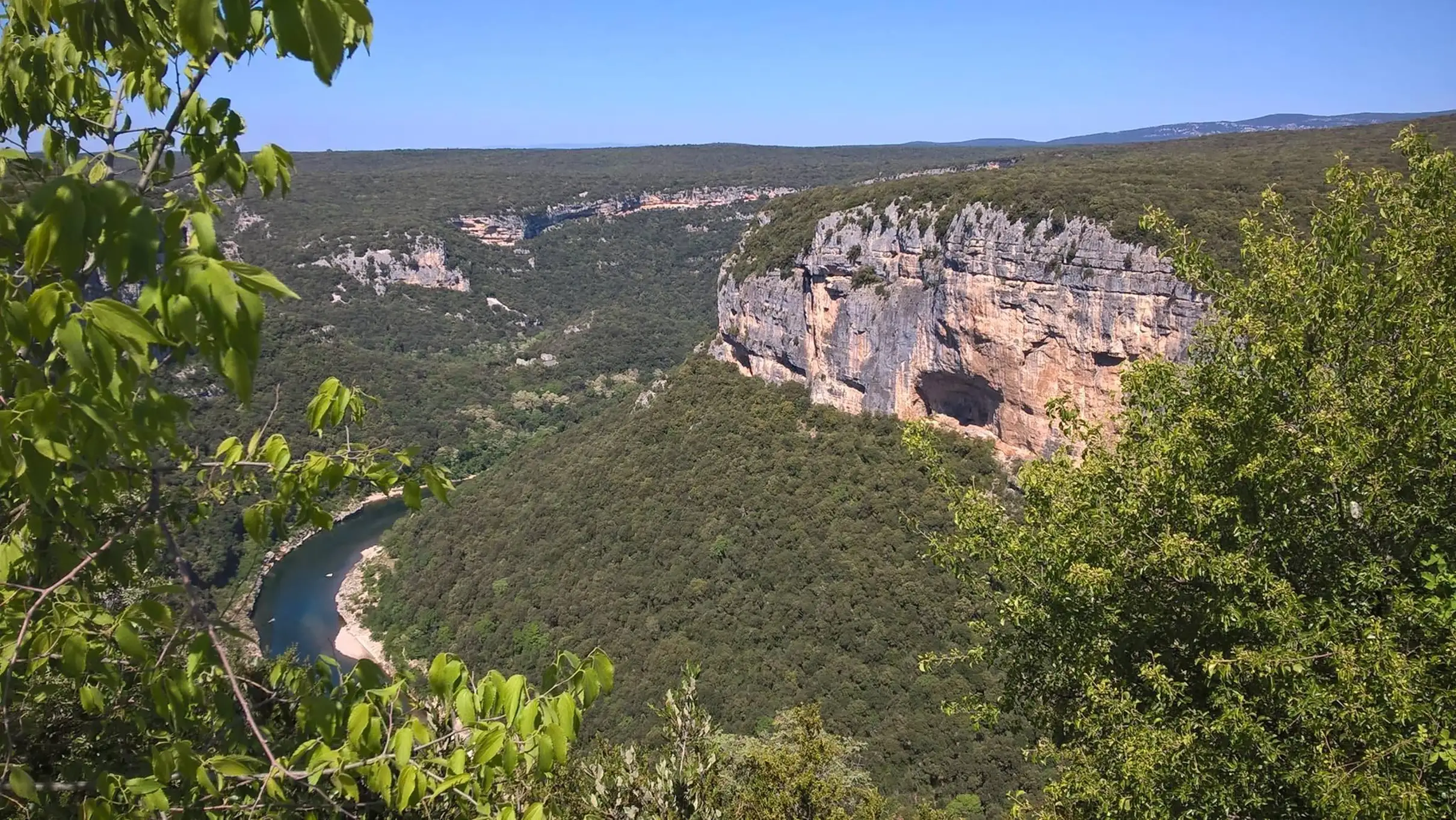 Les Gorges de l'Ardèche - Pont d'Arc - de Vallon à Sauze - L' Epopée 30 km