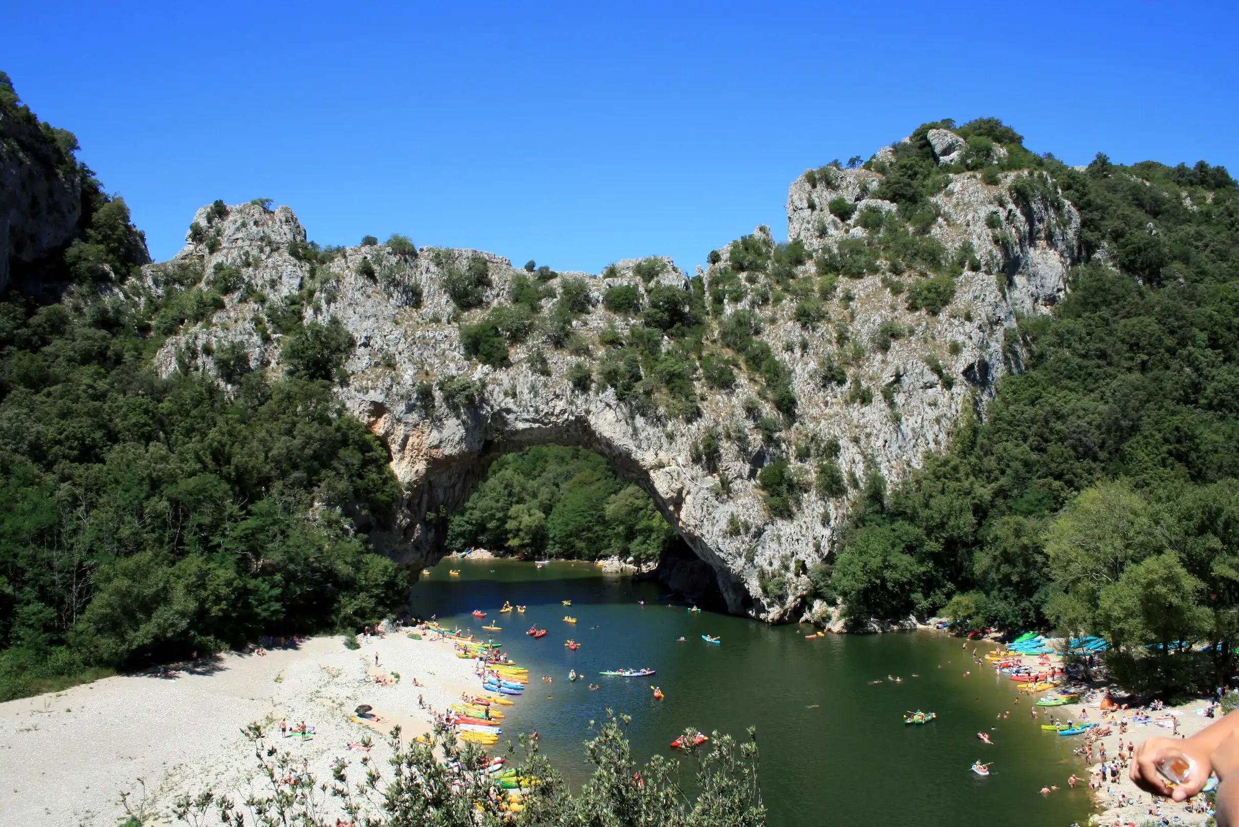 Vallon-Pont-d'Arc: Descente de l'Ardèche en canoë/kayak
