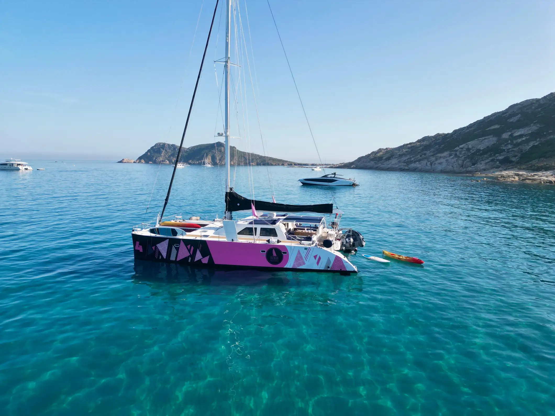 Côte d'Azur : Croisière nocturne en catamaran avec apéritif
