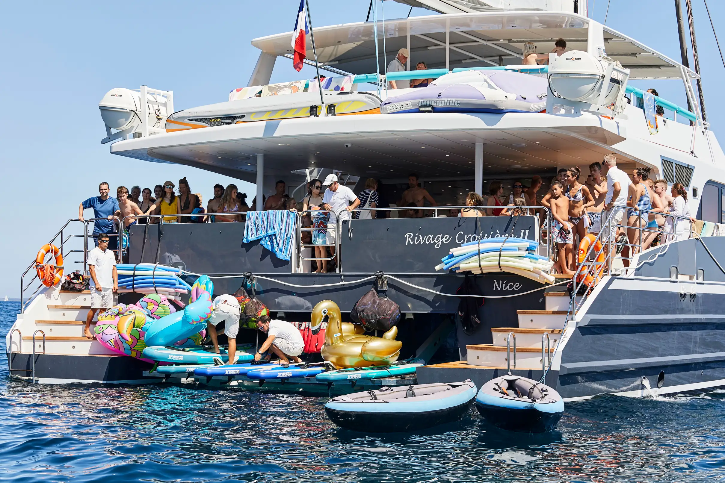 Cannes : Croisière en catamaran d'une demi-journée