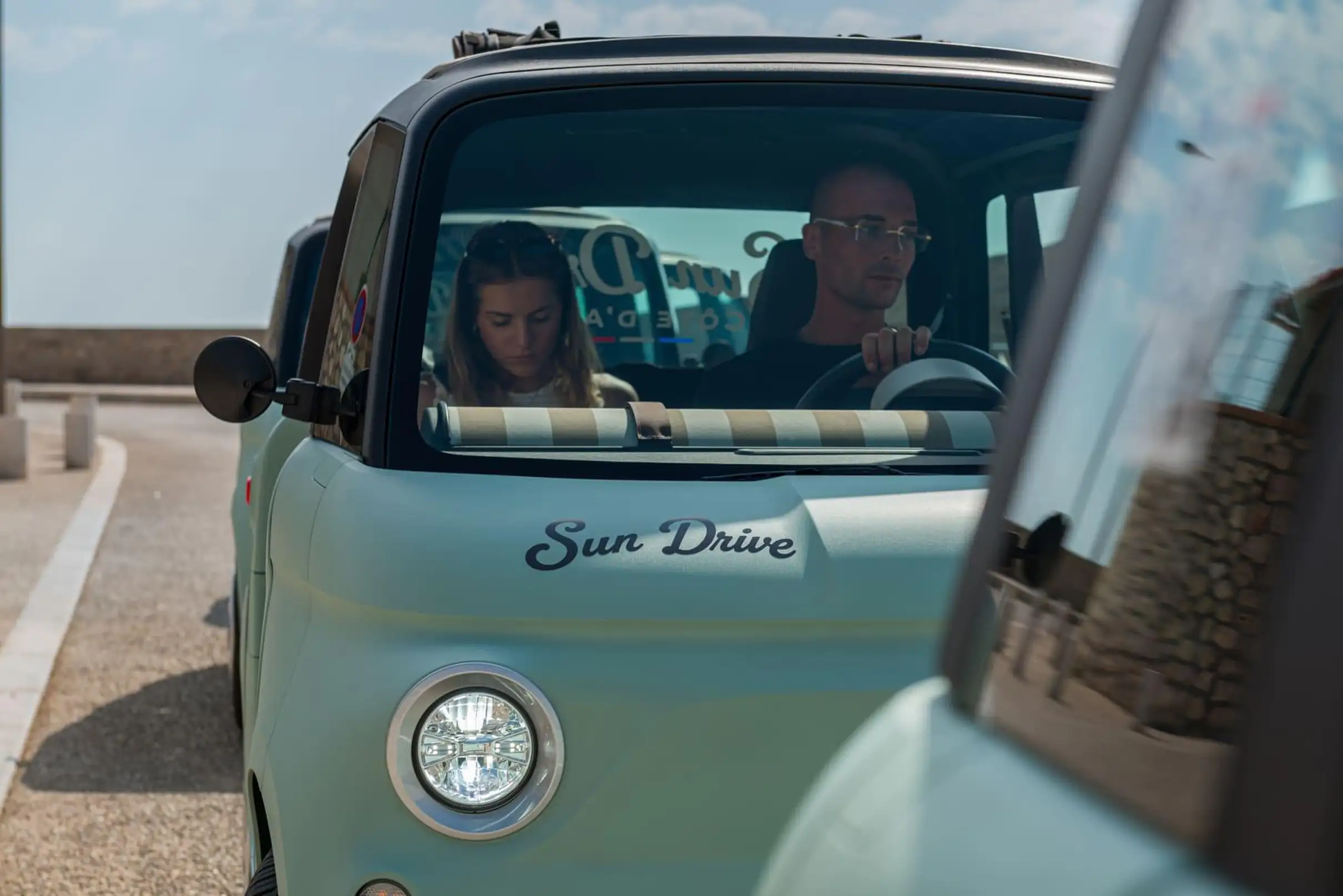 Antibes : Tour en Fiat Topolino 100% électrique