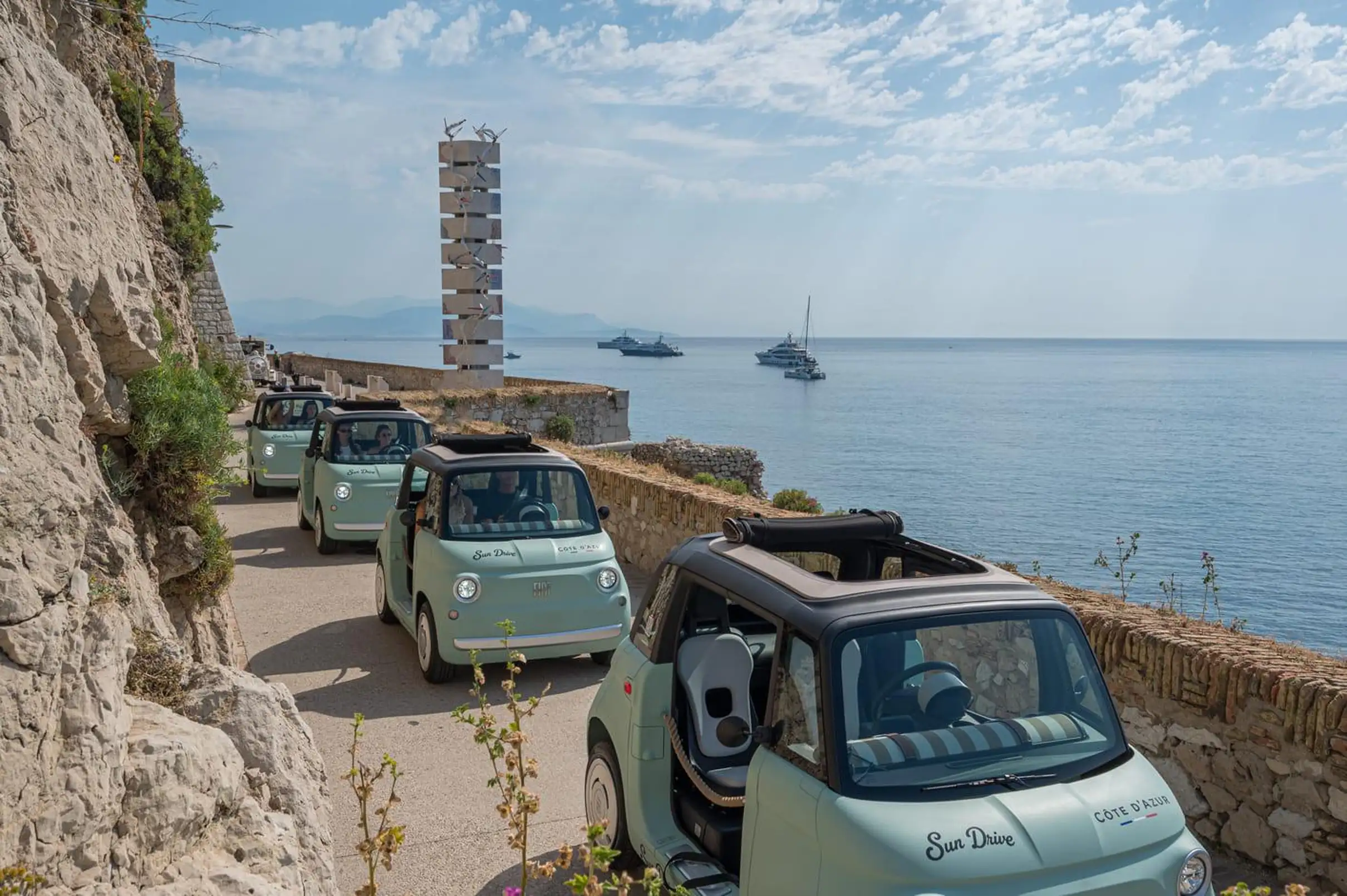 Antibes : Tour en Fiat Topolino 100% électrique