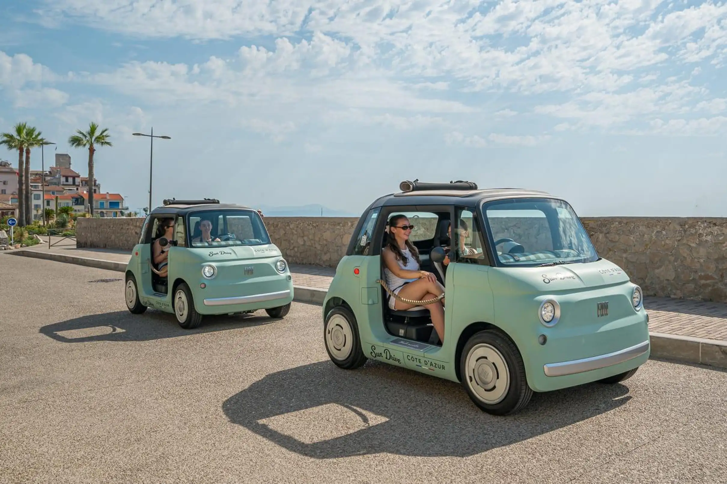 Antibes : Tour en Fiat Topolino 100% électrique