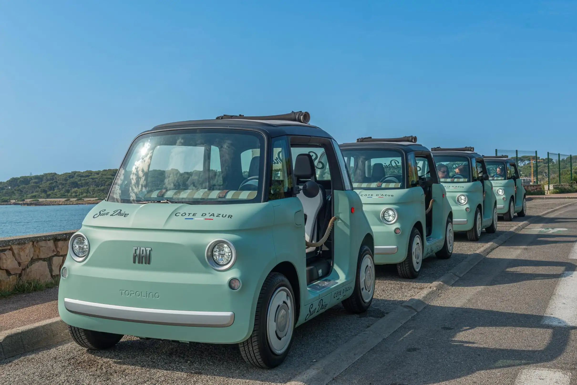 Antibes : Tour en Fiat Topolino 100% électrique