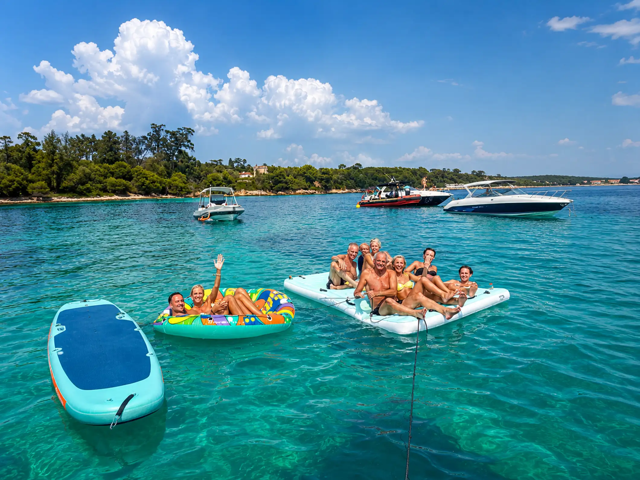 Sortie en bateau privé depuis Cannes : îles de Lérins, baignade et détente