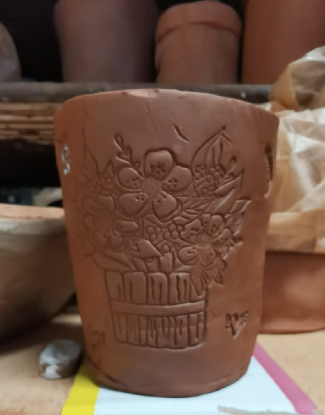 Visite d'un atelier de céramique et cours de poterie