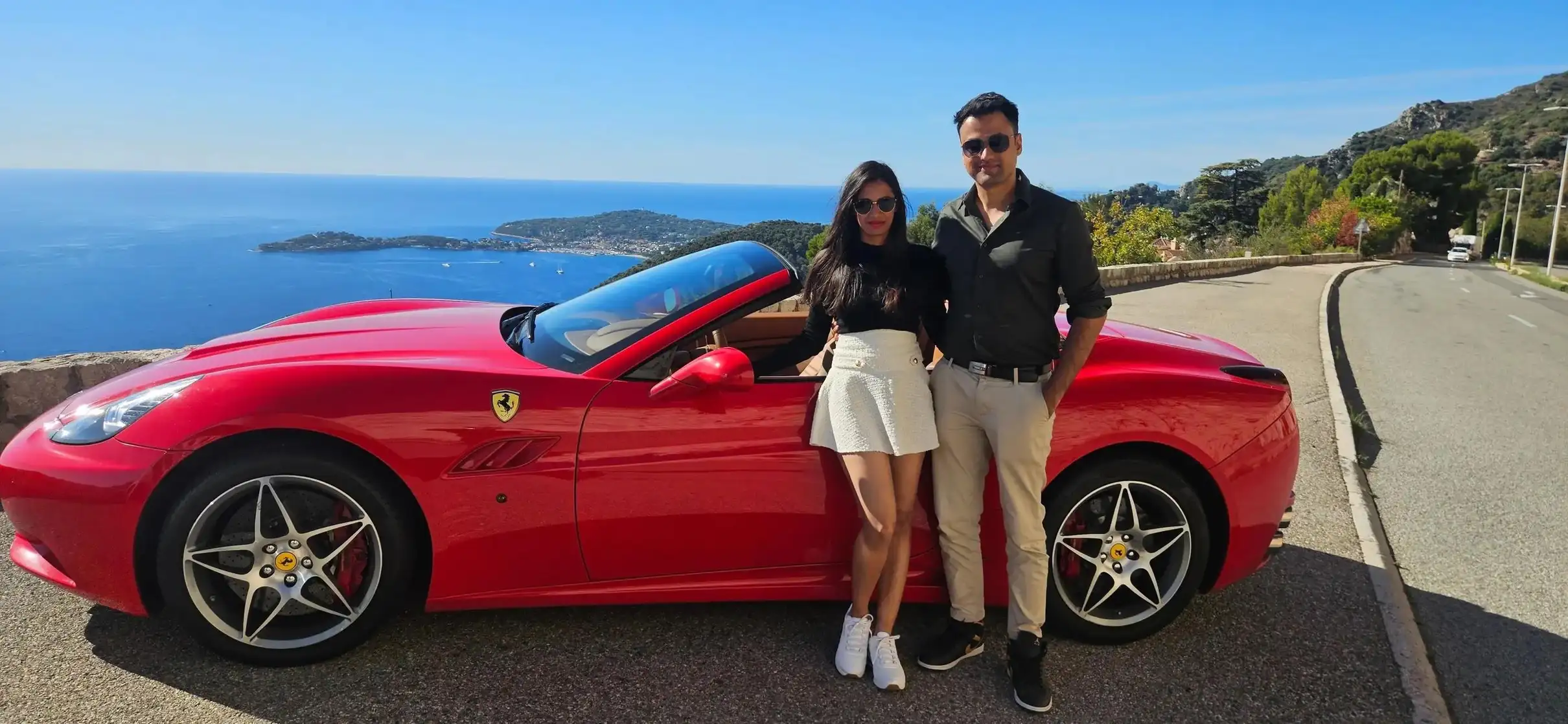 Visite guidée en Ferrari : Monaco et Èze au départ de Villefranche-sur-Mer