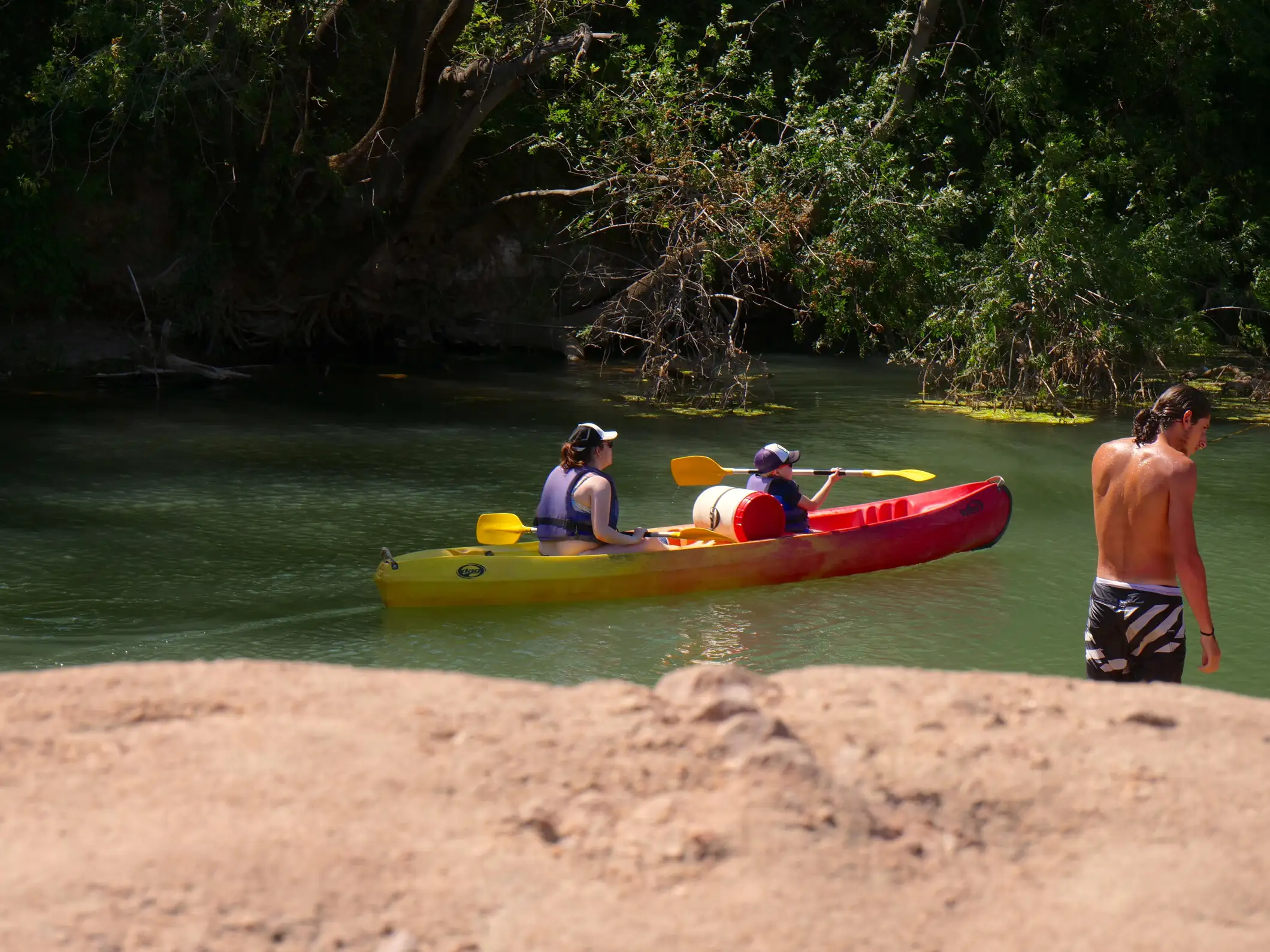 Canoë Kayak sur l'Argens De La Base au Lac Noirel 6 km Aller Retour