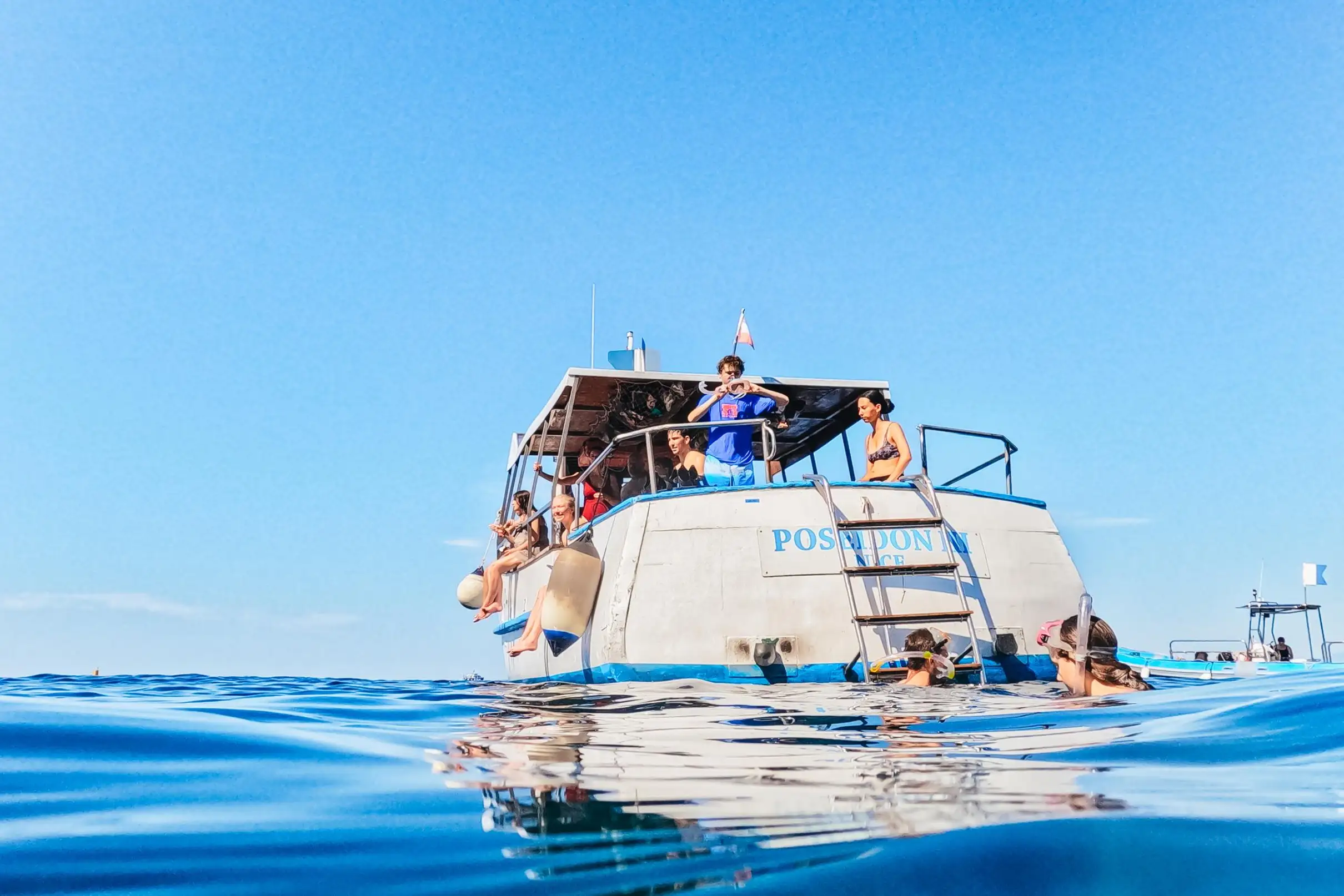 Depuis Nice : croisière sur la Côte d'Azur avec baignade et plongée avec tuba