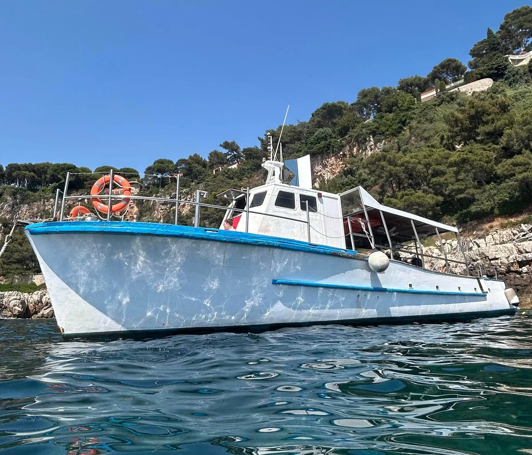 Depuis Nice : croisière sur la Côte d'Azur avec baignade et plongée avec tuba