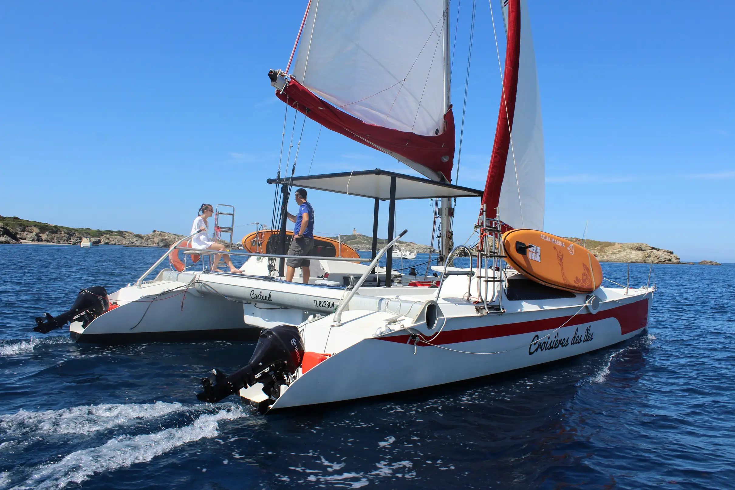 Sortie découverte de la voile en catamaran au cœur de l'archipel des Embiez