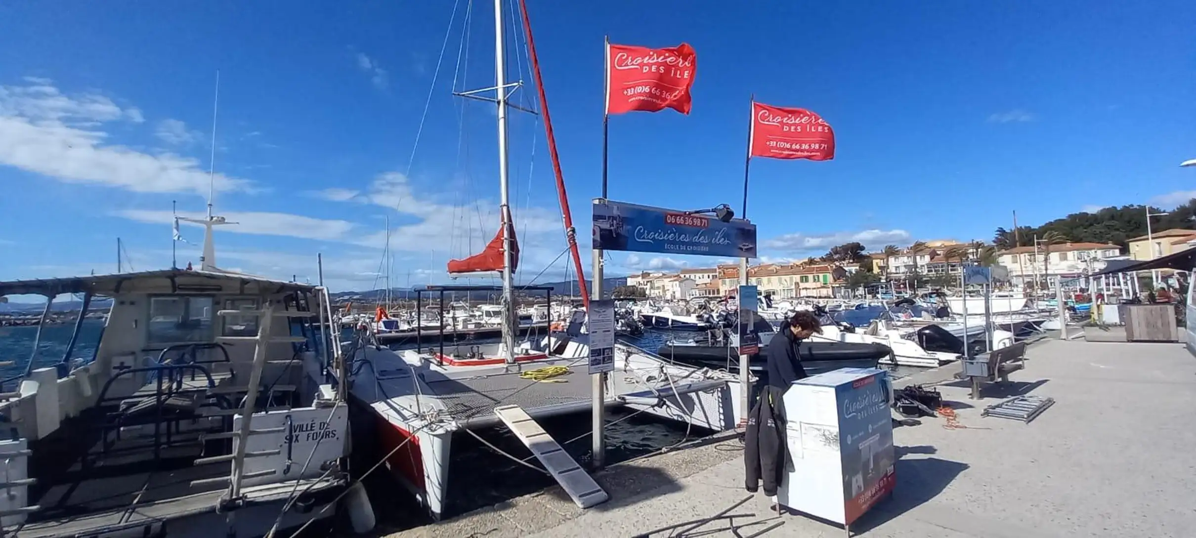Sortie découverte de la voile en catamaran au cœur de l'archipel des Embiez