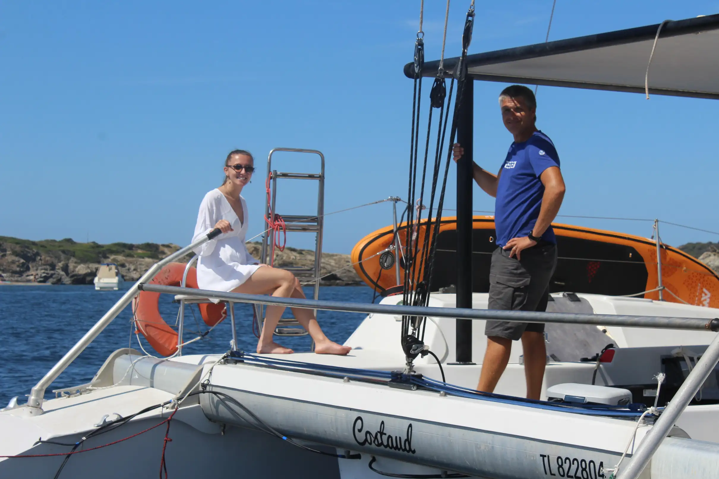 Sortie découverte de la voile en catamaran au cœur de l'archipel des Embiez
