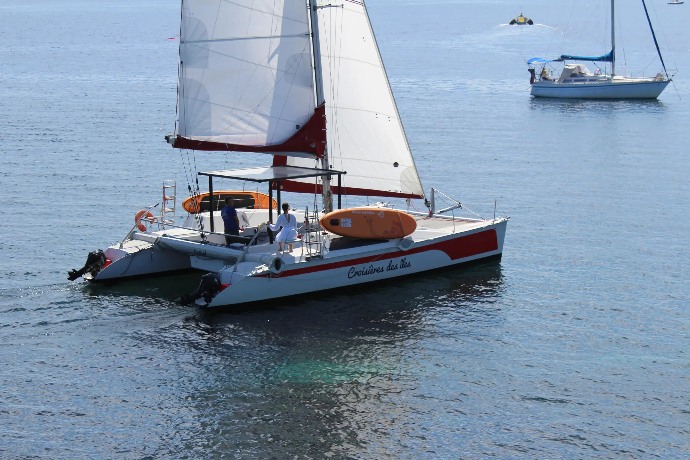 Sortie découverte de la voile en catamaran au cœur de l'archipel des Embiez