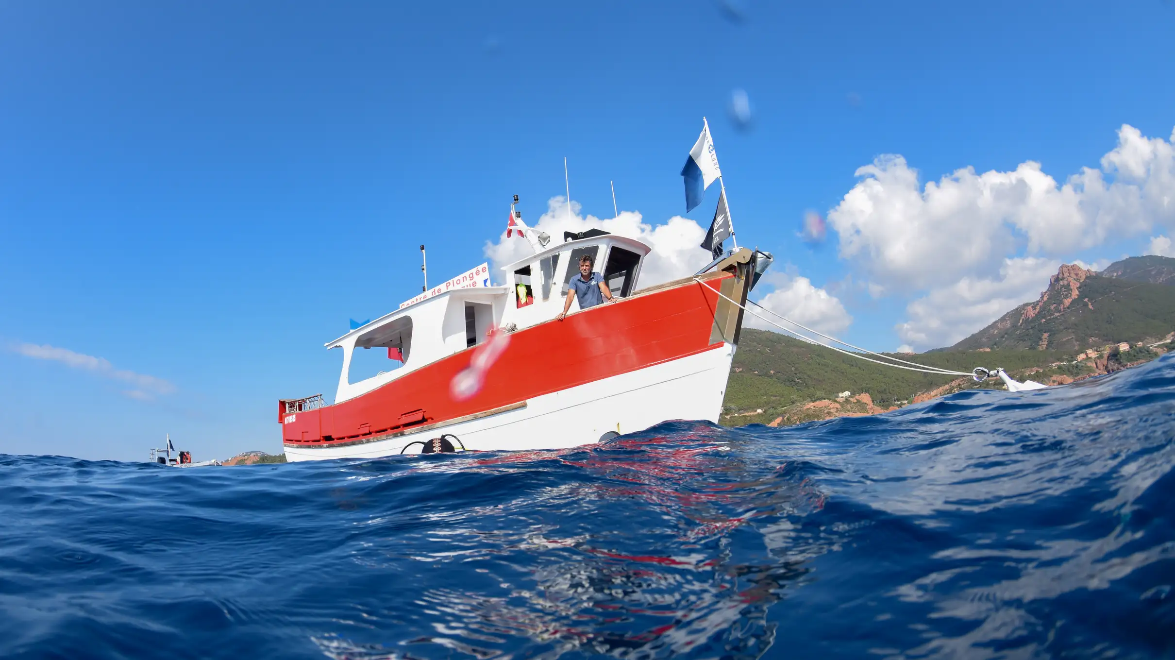 Depuis Mandelieu-La Napoule : excursion en bateau et plongée avec tuba