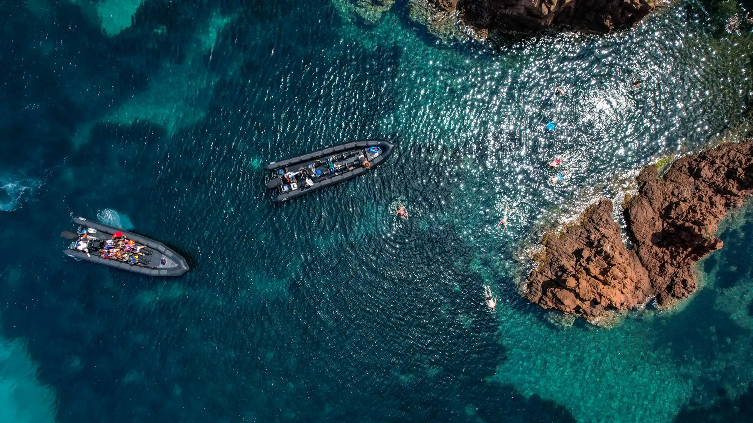 Depuis Cannes : excursion en mer aux calanques de l'Estérel