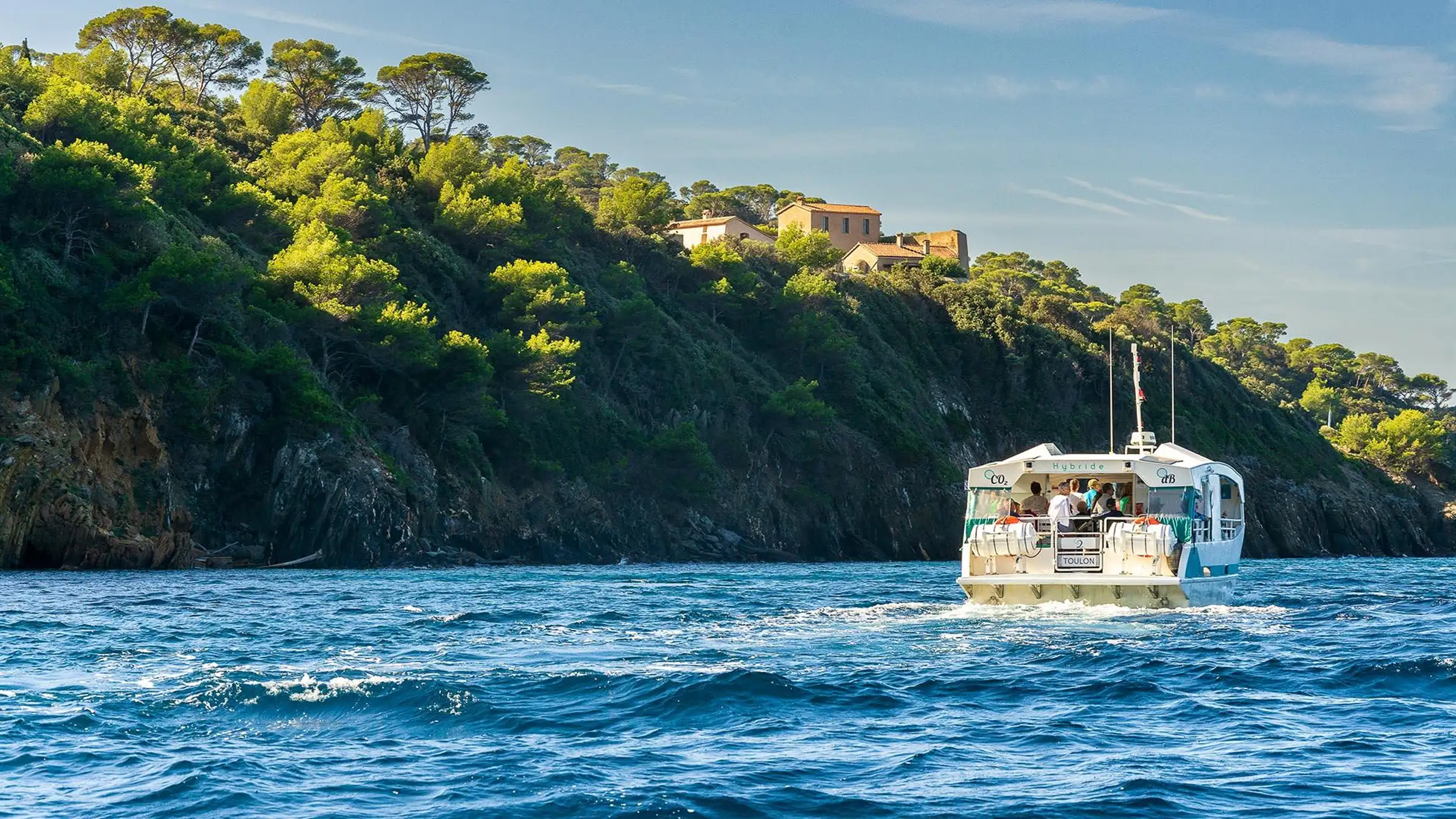 Bormes-les-Mimosas : Excursion en bateau Hybride pour l'île de Port-Cros