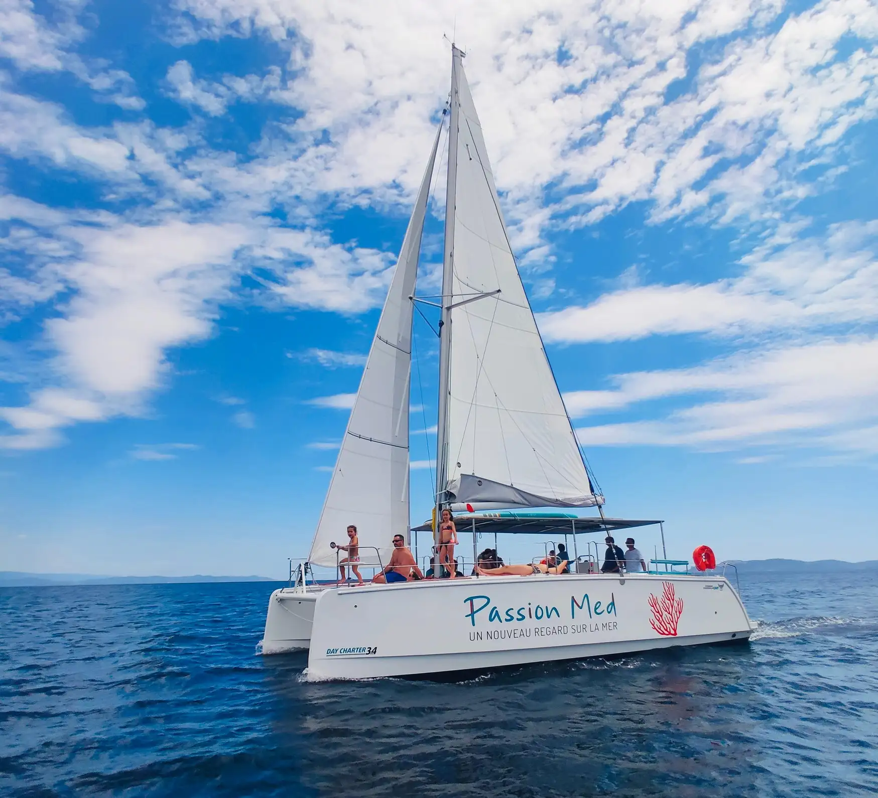 Découverte 2h en catamaran Presqu'île de Giens - Porquerolles