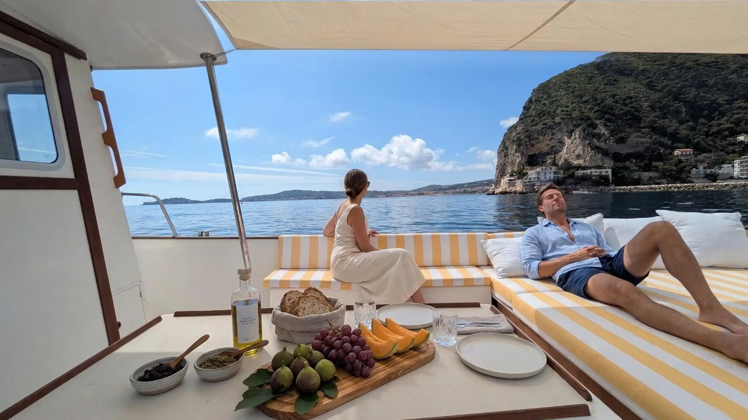Excursion en bateau privé sur la Côte d'Azur
