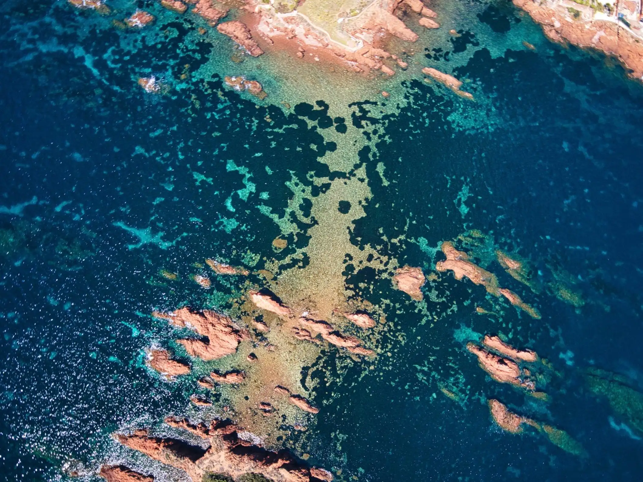 Agay: Journée bateau découverte de l'Esterel & Iles de Lérins en snorkeling